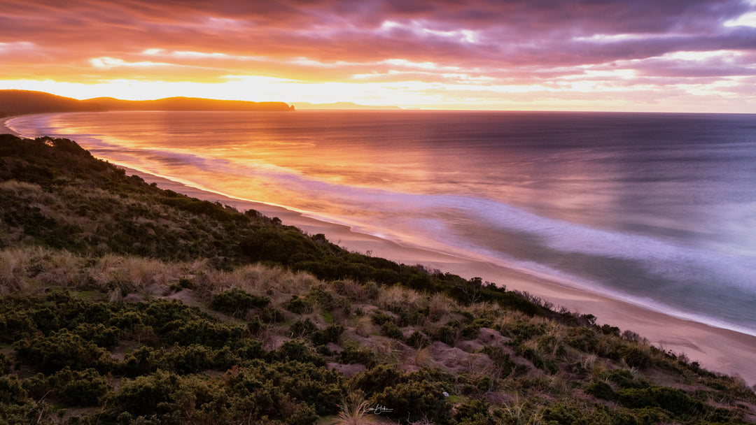 Kustzonsopgang Bruny