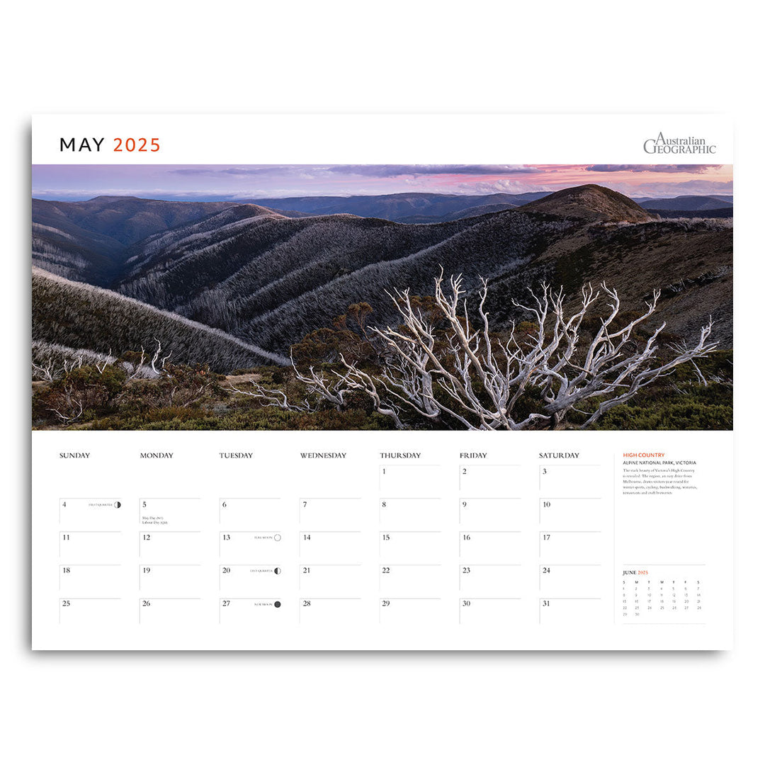 Panorama 2025 Calendar - Australian Geographic/Cam Blake - SOLD OUT!!!