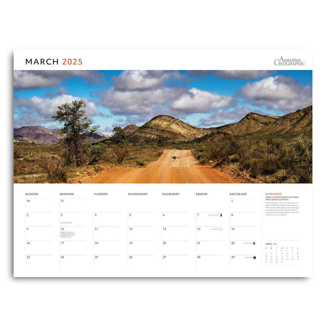 Panorama 2025 Calendar - Australian Geographic/Cam Blake - SOLD OUT!!!