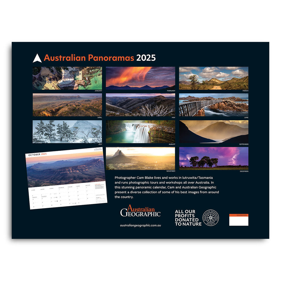 Panorama 2025 Calendar - Australian Geographic/Cam Blake - SOLD OUT!!!