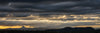 Wildernis bij zonsondergang (Panorama) 